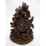 Black Forest Mantle clock : an 8 day clock with outside count wheel ,