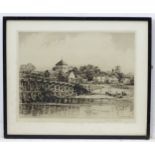 Albany E Howarth (1872-1936), Signed Etching, ' Old Shorham Bridge ', Signed in pencil under.