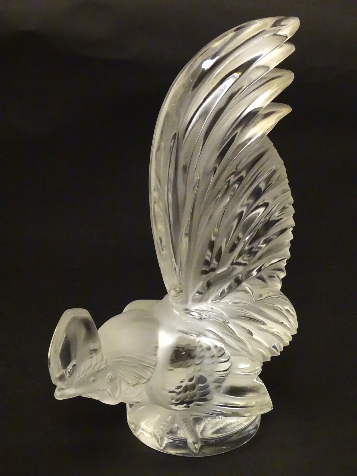 Lalique France Mascot : a Car bonnet mascot ' COQ NAIN ' (1954 ) , - Image 2 of 7