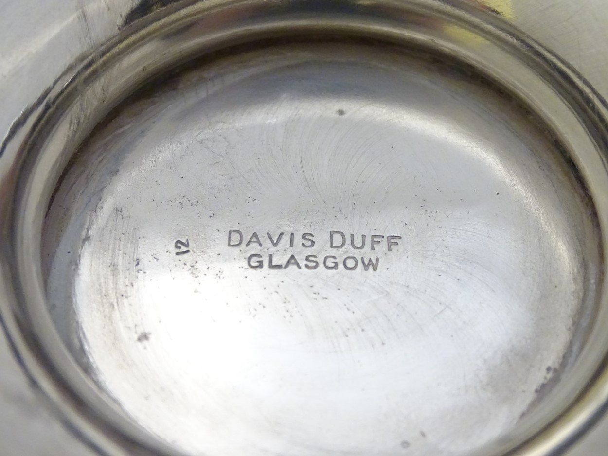 A silver pedestal dish hallmarked Birmingham 1939 maker Davidson Henderson & Sorley and retailed by - Image 2 of 5