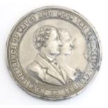 A commemorative medal,