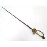Militaria: a British Officer's c1850 private-purchase Court Sword by Pearce & Sons, Clifford St,