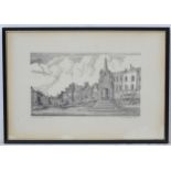 After Edward Stamp XX-XXI, Engraving, ' High Street , Leighton Buzzard 1973', Signed ,