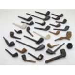 Smoking Pipes: A selection of assorted 19thC and later clay pipes, the majority 'Cutty' shape,