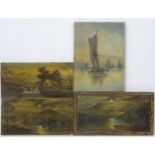 Charles Dudley ( (XIX-XX), A set of 3 oils on canvas plus another,