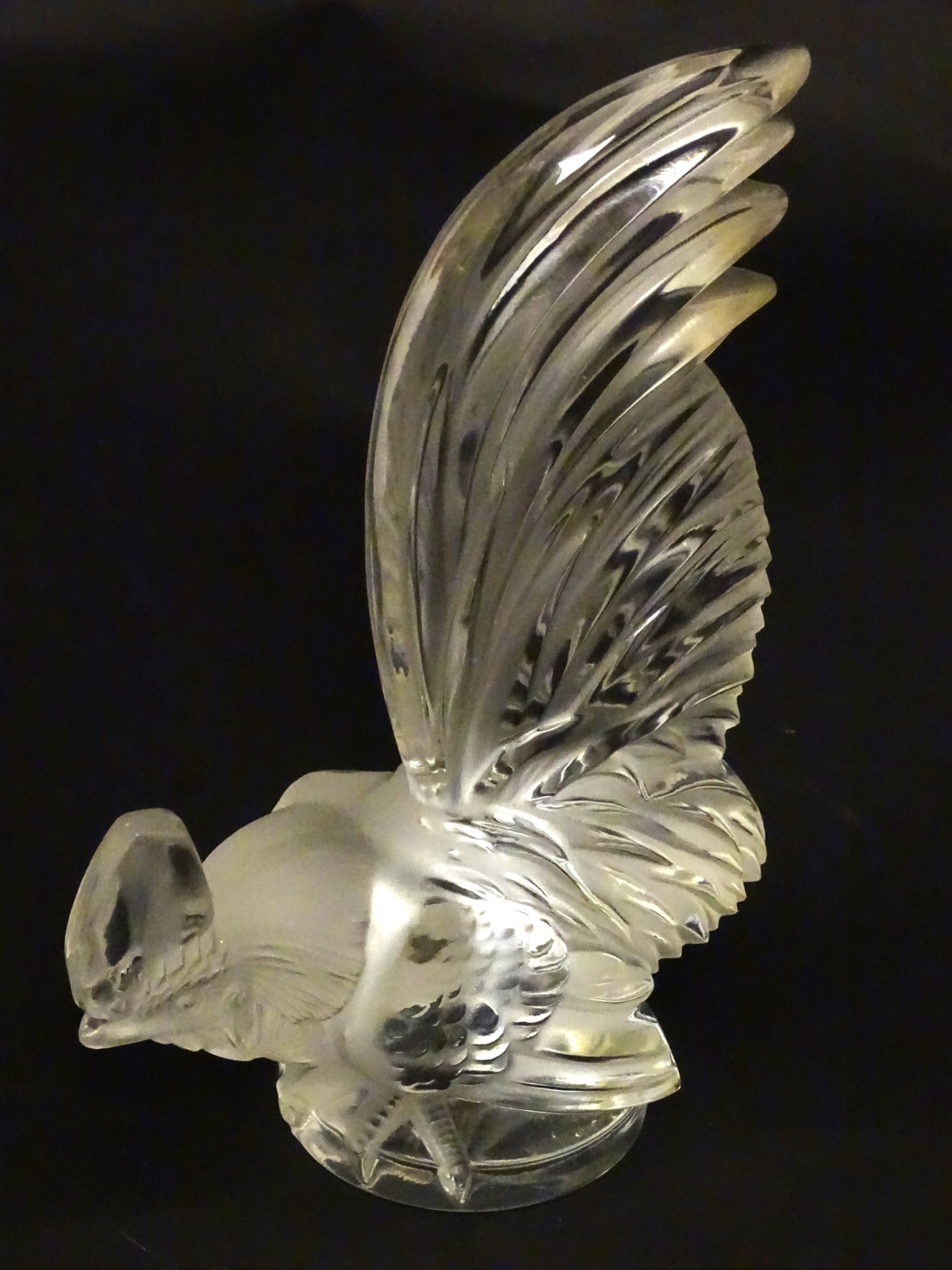 Lalique France Mascot : a Car bonnet mascot ' COQ NAIN ' (1954 ) , - Image 3 of 7