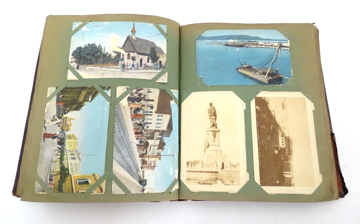 Album containing approx. 106 pages of assorted postcards (approx. - Image 4 of 8