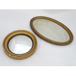 Two mirrors CONDITION: Please Note - we do not make reference to the condition of
