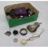 A large quantity of costume jewellery CONDITION: Please Note - we do not make