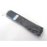 200 Black plastic cable ties 430 mm long (2 pkts) CONDITION: Please Note - we do