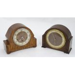 Two Napoleon hat clocks CONDITION: Please Note - we do not make reference to the