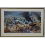 Militaria : After Terence Cuneo ( 1907 - 1996 ) a chromolithograph entitled ' D Day ,
