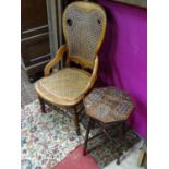 A chair together with an occasional table (2) CONDITION: Please Note - we do not