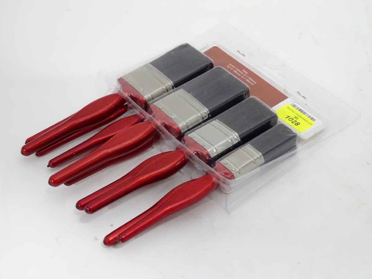 10 Piece Lynwood paint brush set (1/2" to 2") (1 pkt) CONDITION: Please Note - we - Image 2 of 4