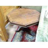 A 20thC octagonal tilt top occasional table CONDITION: Please Note - we do not make