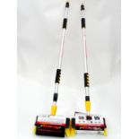 Two 2m telescopic vehicle brushes (2) CONDITION: Please Note - we do not make
