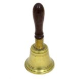 An old hand bell CONDITION: Please Note - we do not make reference to the condition