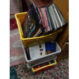Three crates of assorted records CONDITION: Please Note - we do not make reference