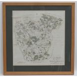 Maps: A framed '' Map of the Hundred of Bromley and Beckenham,