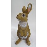 A resin rabbit model CONDITION: Please Note - we do not make reference to the