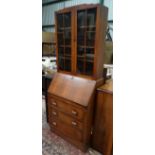 1930/40s bureau bookcase CONDITION: Please Note - we do not make reference to the