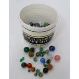 A collection of marbles (some with old pontil marks) CONDITION: Please Note - we do