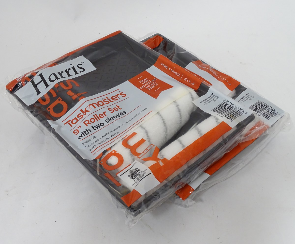 Two Harris paint roller sets (2) CONDITION: Please Note - we do not make reference