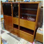 A set of 3 matching glazed display cabinets CONDITION: Please Note - we do not make