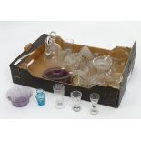 A box of miscellanous glassware CONDITION: Please Note - we do not make reference
