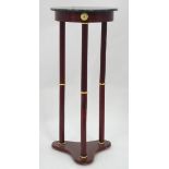 Marble topped plant stand CONDITION: Please Note - we do not make reference to the