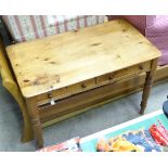 An antique pine desk CONDITION: Please Note - we do not make reference to the