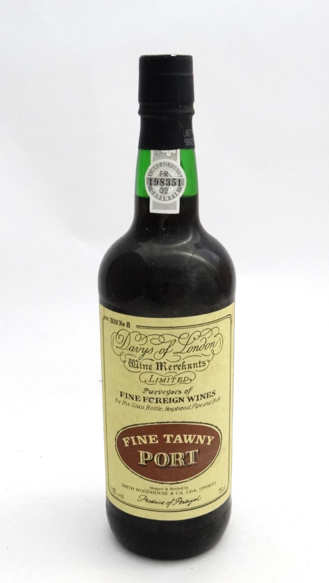 Tawney Port : Davys of London Wine Merchants Ltd , Bin no. - Image 3 of 6