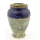 An early 20thC Royal Doulton stoneware vase possibly by Louise Russell,