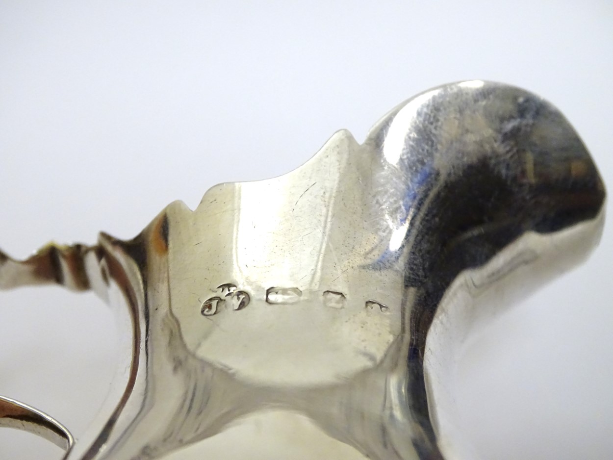 A silver cream jug, - Image 4 of 4