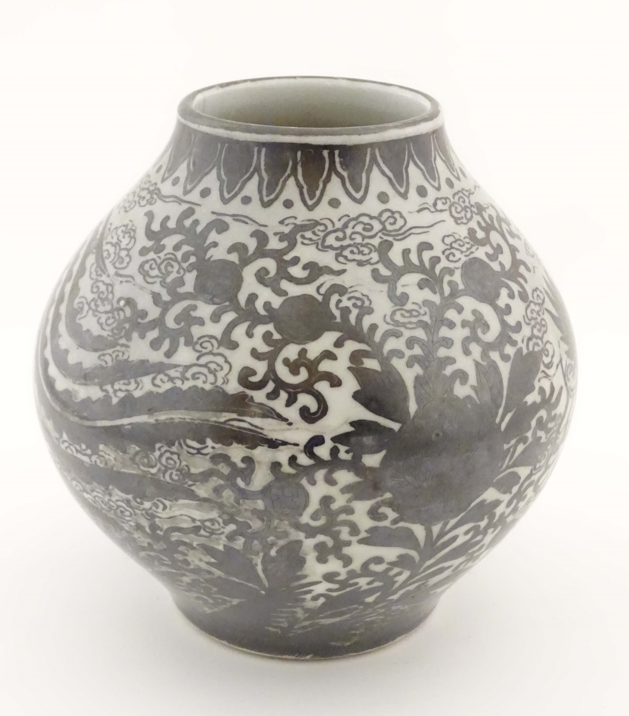 A Chinese monochrome globular vase, - Image 5 of 6