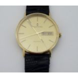 Mappin and Webb: a gentleman's 9ct gold quartz wristwatch with ETA 955122 movement,
