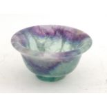 A small hard stone bowl 3 1/2" wide x 1 3/4" high CONDITION: Please Note - we do