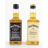 A 35cl bottle of Jack Daniel's Tennessee Whiskey together with a 35cl bottle of Jack Daniel's