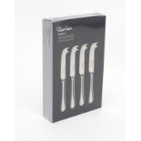 A set of 4 Robert Welch cheese knives from the Radford range.