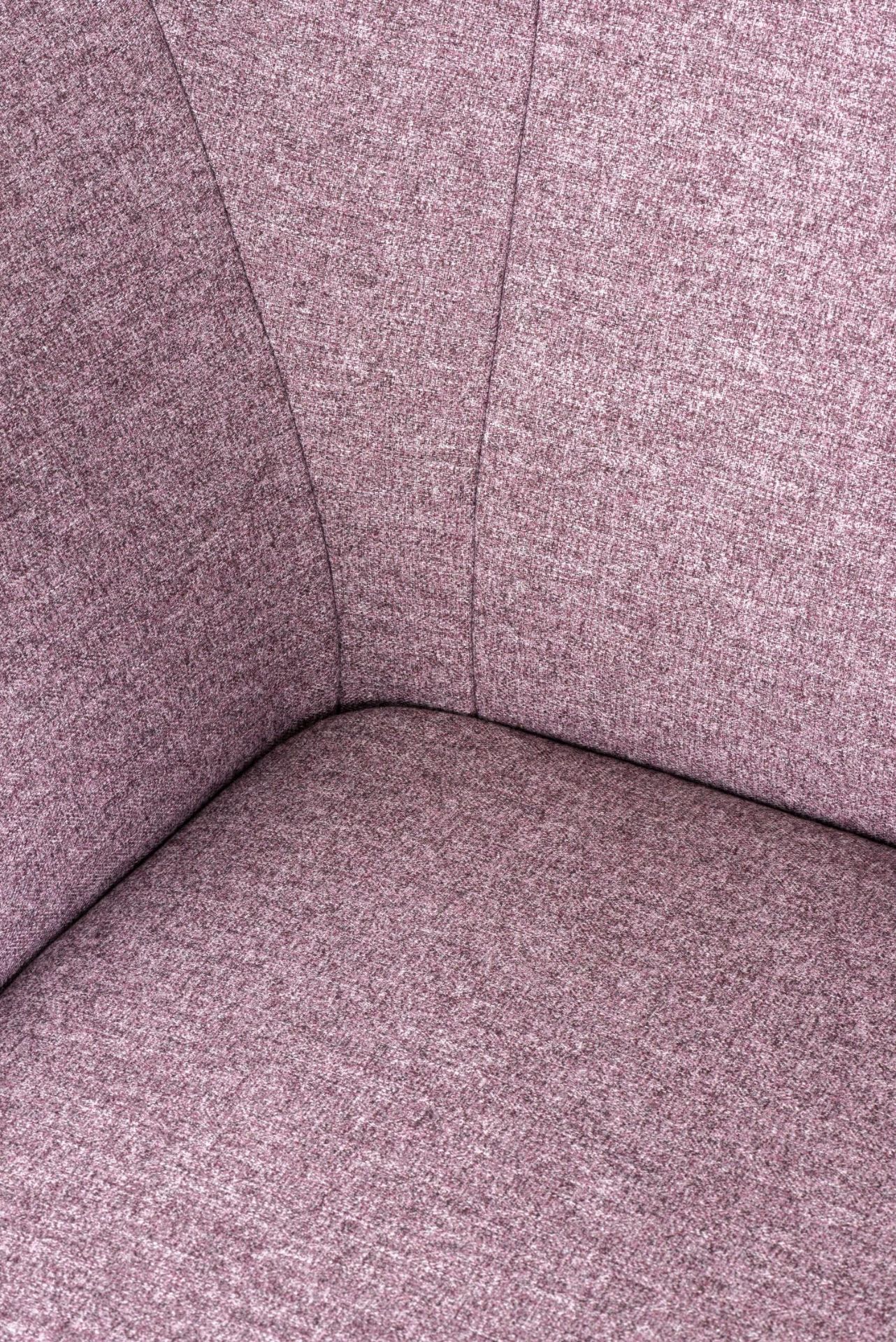 2 fauteuils Freistil 178 recouverts d'un tissu pastel-violet 2044 dont l'un avec [...] - Bild 3 aus 4