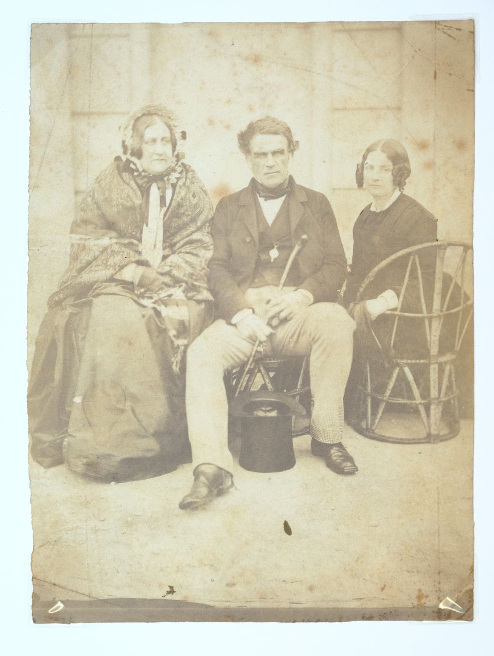 *Early Photography. A group of 9 early photographs, 1850s and 1860s, including images by James - Image 8 of 10