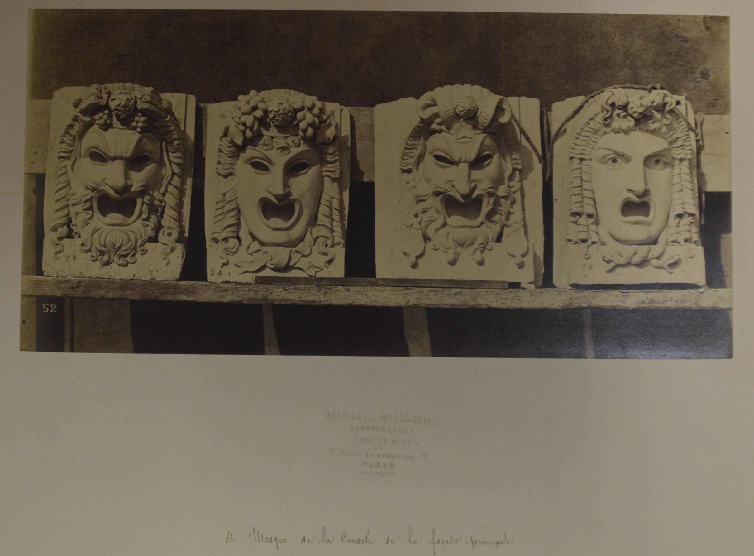 *Delmaet & Durandelle (fl. 1860-1870). A group of five photographs of ornamental stonework for the - Image 5 of 5