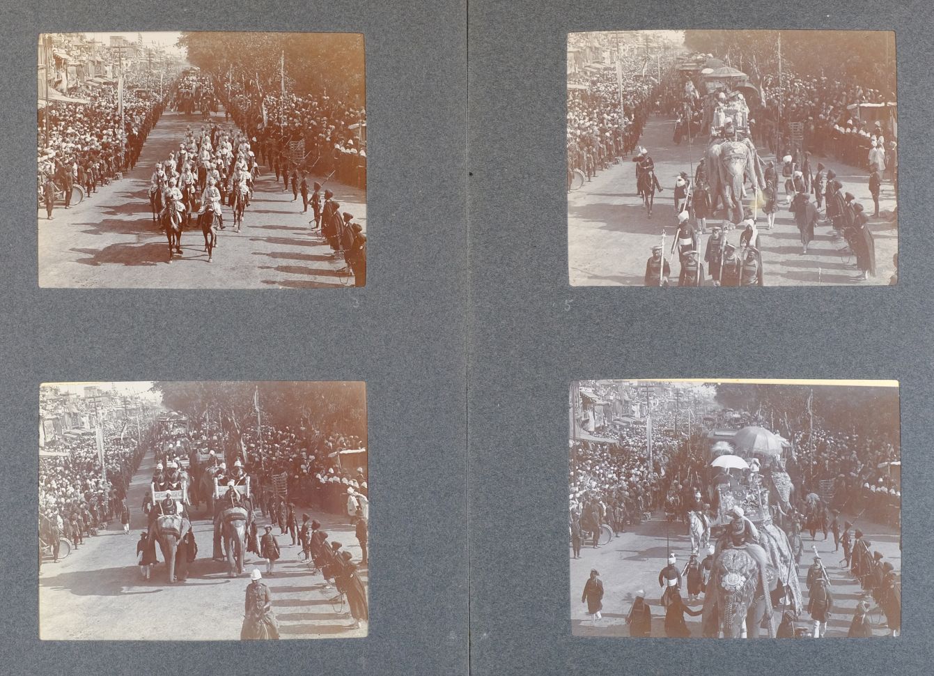 Coronation Durbar, Delhi. A complete set of 96 gelatin silver print photographs of the Durbar by G. - Image 3 of 15