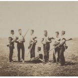 *Fenton (Roger, 1819-1869). Men of the 68th Regiment, 1856, salt print, 150 x 159mm, together with