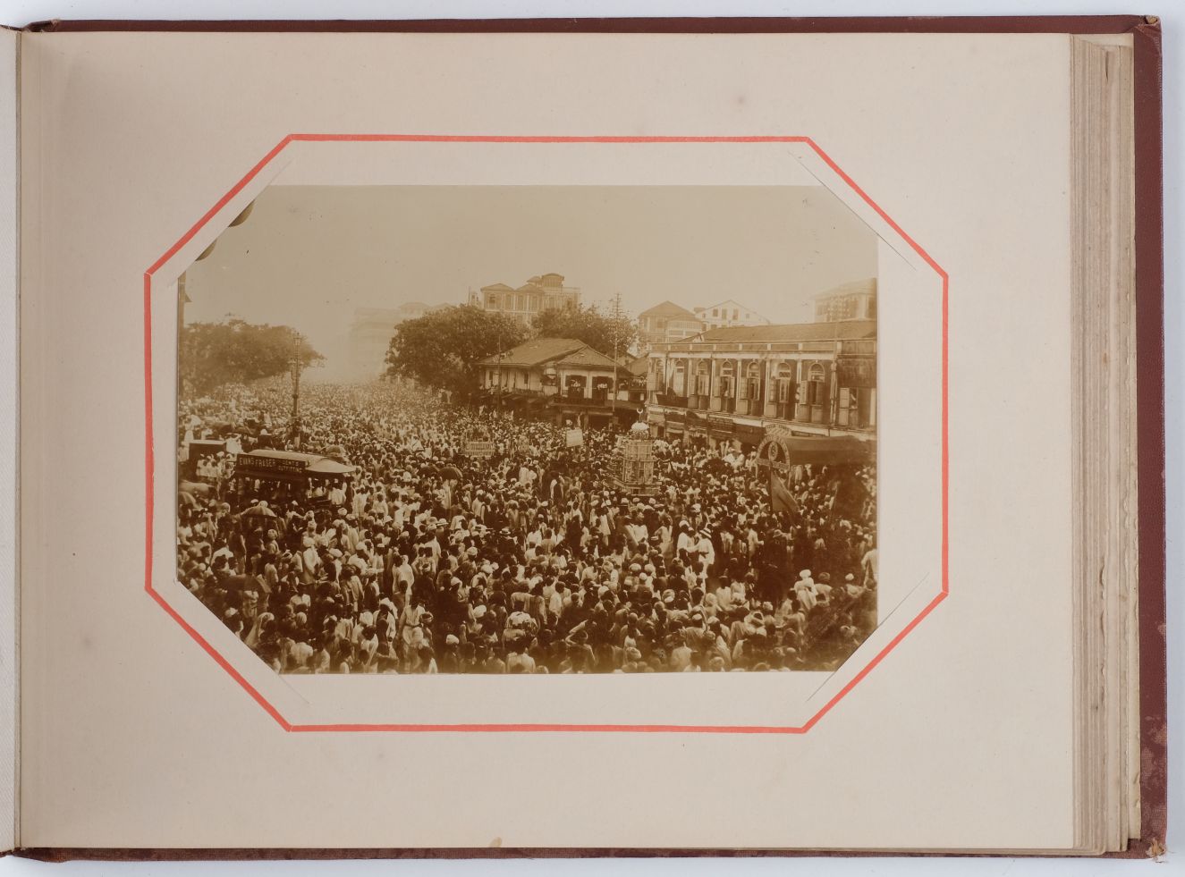 *India. An album containing 44 mounted albumen print views, c. 1880, including Agra, Srinagar, Rawal - Image 2 of 7