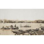 *China. Panorama of Shanghai, China, by Burr Photo Company, 1920s, gelatin silver print panorama