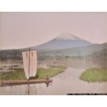 Japan. An album of 32 tinted albumen prints, late 19th century, mostly by Tamamura, including views,