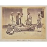 *Bourne (Samuel, 1834-1912). Pathans, Peshawar Valley, India, 1860s, albumen print photograph,