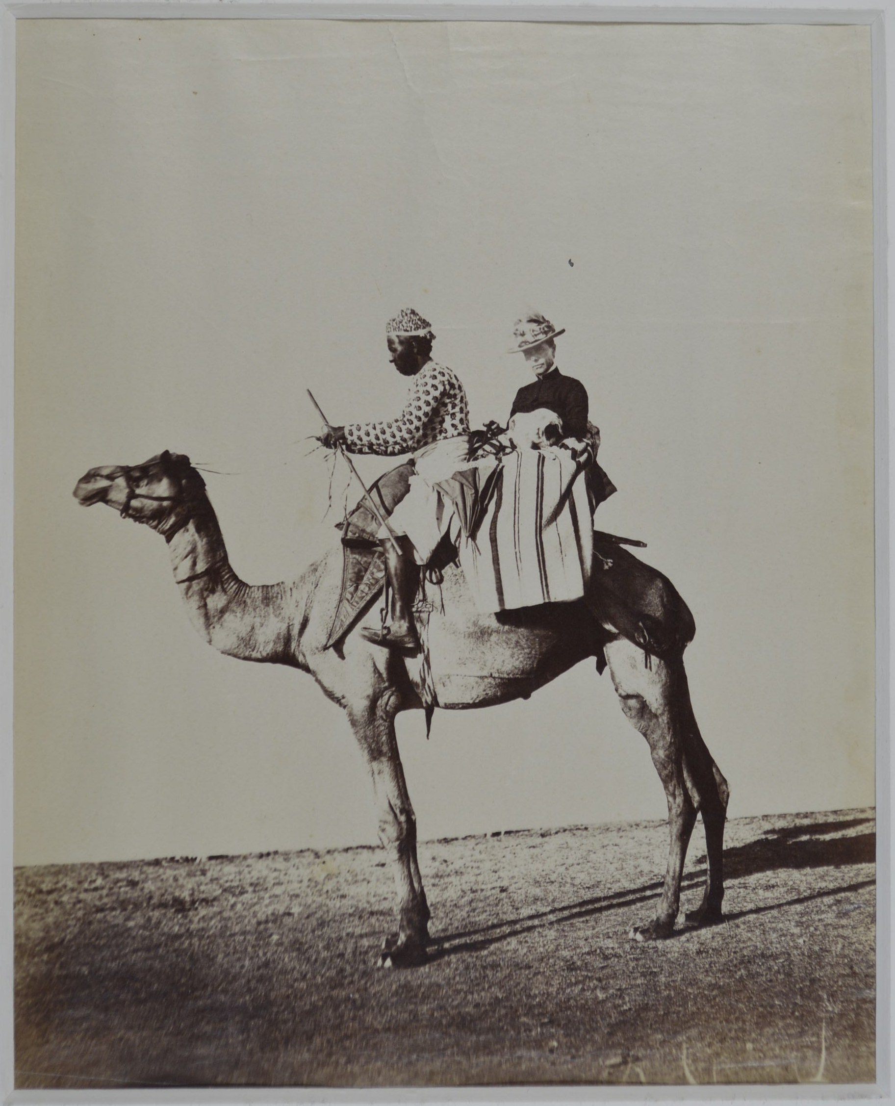 *Lehnert (Rudolf & Landrock, Ernst). Prayer in the Desert, 1910, gelatin silver print photograph, - Image 6 of 6