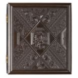 *The Daguerrian Gallery. Rare sixth-plate brown thermoplastic union case by Samuel Peck & Co.,